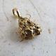 Excellent Natural Classic Old West 22k + Gold Nugget Pendant A Beautiful Piece