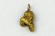 Fascinating 10k Yellow Gold Pendant With Natural Nugget