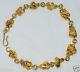 Gold Nugget Bracelet Natural 29.255g Palmer River Qld With 18ct Clasp & Links