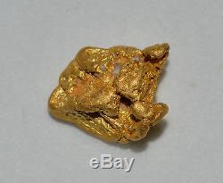 GOLD NUGGET CRYSTAL NATURAL 6.180 grams Palmer River Goldfields QLD Australia