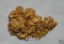 GOLD NUGGET NATURAL CRYSTAL 2.945 grams Gilbert River Georgetown QLD Australia