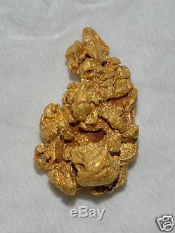 GOLD NUGGET NATURAL CRYSTAL 2.945 grams Gilbert River Georgetown QLD Australia