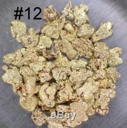 GOLD NUGGETS 2.5+ GRAMS Placer Alaska Natural #12 Fortymile FREE Shipping