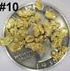 Gold Nuggets 2+ Grams Natural Placer Alaska Natural #10 Dw Creek High Purity