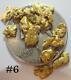 Gold Nuggets 5+ Grams Alaskan Natural Placer #6 Swift Creek High Purity