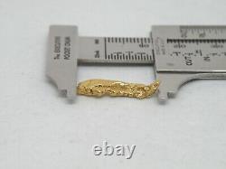 Genuine Alaska Yukon BC gold nugget bullion placer 1.4dwt, 2.1gram Specimen Gold