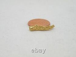 Genuine Alaska Yukon BC gold nugget bullion placer 1.4dwt, 2.1gram Specimen Gold