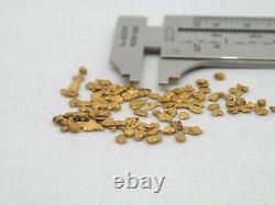 Genuine Alaska Yukon BC gold nuggets bullion placer 2.5 dwt 3.8gram #12 A. L