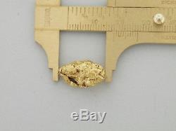 Genuine Natural Alaska Yukon BC gold nugget bullion placer gold 11.7 grams