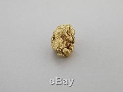 Genuine Natural Alaska Yukon BC gold nugget bullion placer gold 11.7 grams