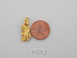 Genuine Natural Alaska Yukon BC gold nugget bullion placer gold 2.7 grams