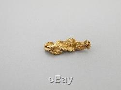 Genuine Natural Alaska Yukon BC gold nugget bullion placer gold 2.7 grams