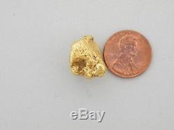 Genuine Natural Alaska Yukon BC gold nugget bullion placer gold 21.1 grams