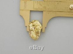 Genuine Natural Alaska Yukon BC gold nugget bullion placer gold 5.5 grams