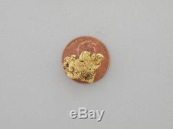 Genuine Natural Alaska Yukon BC gold nugget bullion placer gold 6.5 grams