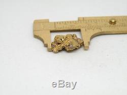Genuine Natural Alaska Yukon BC gold nugget bullion placer gold 8.9 grams