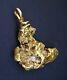 Genuine Natural Gold Nugget Pendant With Handmade Bail, 20.28 Grams