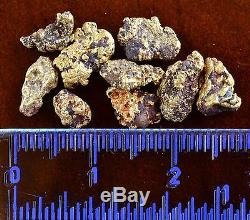 Genuine, natural Australian Gold Nuggets 4,5 grams gross (with matrix)
