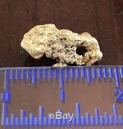 Genuine, natural, Australian eroded nugget 2.93 gram