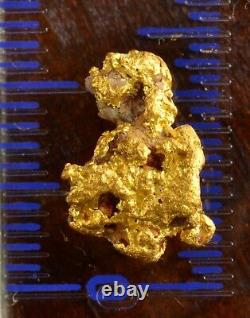 Genuine, natural Australian gold nugget 1.22 grams