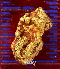 Genuine, natural, Australian gold nugget 1.8 grams