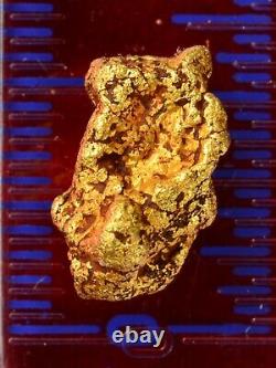 Genuine, natural, Australian gold nugget 1.8 grams