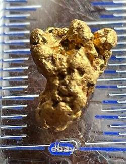 Genuine, natural Australian gold nugget 1.99 grams