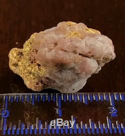 Genuine, natural, Australian gold nugget 10.9 gram gross, with quartz