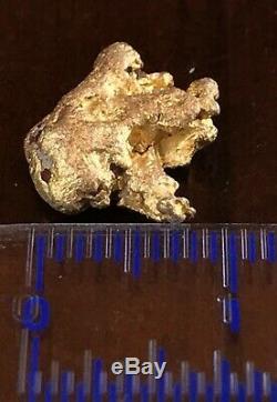 Genuine, natural, Australian gold nugget 2.36 gram