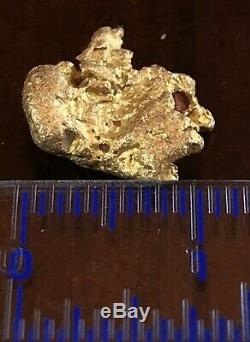 Genuine, natural, Australian gold nugget 2.36 gram