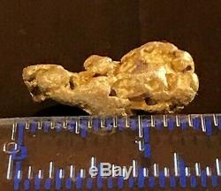 Genuine, natural, Australian gold nugget 3.48 gram