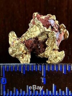 Genuine, natural, Australian gold nugget 4.51 gram gross
