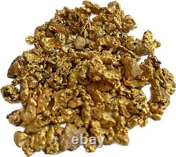 Genuine, natural Western Australian Gold Nuggets 31 grams (1 oz) in vial