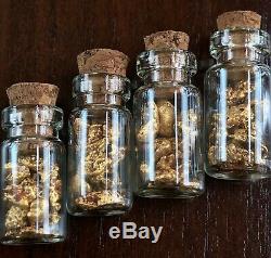 Genuine, natural Western Australian Gold Nuggets 5 grams inside vial (1 only)