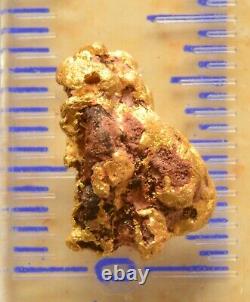 Genuine, natural, gold and hematite nugget 1.72 grams
