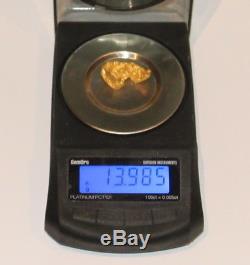 Gold Nugget 13.98 Grams (tiger Nugget) (australian Natural)
