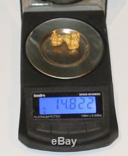 Gold Nugget 14.82 Grams (australian Natural)