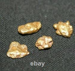Gold Nuggets 2.00 Gram, Alaskan Natural Placer 4# 6, Hi Purity, Low Shipping