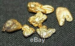 Gold Nuggets 3.00 Gram, Alaskan Natural Placer # 6, Hi Purity, Low Shipping