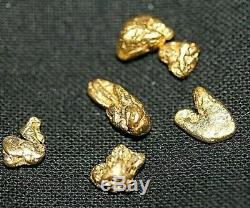 Gold Nuggets 3.00 Gram, Alaskan Natural Placer # 6, Hi Purity, Low Shipping