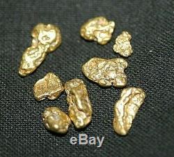 Gold Nuggets 4.00 Gram, Alaskan Natural Placer # 6, Hi Purity, Low Shipping
