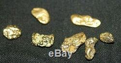 Gold Nuggets 5.00 Gram, Alaskan Natural Placer # 6, Hi Purity, Low Shipping