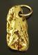Huge Heavy 17.6 Gram Natural As Found 22k-24k Gold Nugget Pendant Fob With14k Bail