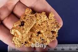Huge 189.99 Gram Natural Gold Nugget From Kalgoorlie, West Australia