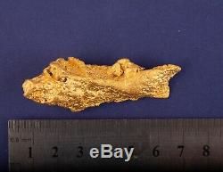 Huge Large 84.89 Gram Natural Gold Nugget From Australia