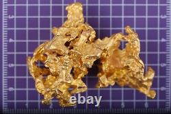 Huge, Large natural gold nugget from Australia. 91.88 Grams