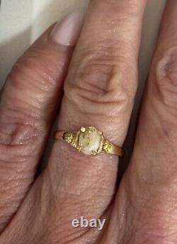 Ladies Natural Gold In Quartz Nugget Custom Ring 14KT RLDL19NQ75
