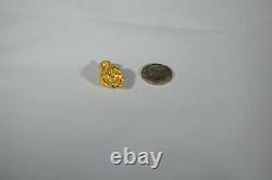 Large 1/2 Ounce gold nugget from Northern California. Natural Gold Nugget