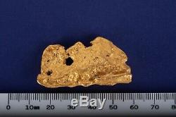 Large 1.91 Troy ounce gold nugget from Western Australia. Natural Gold Nugget