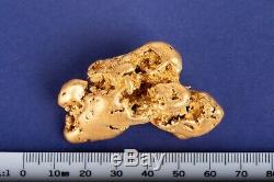 Large 116.29 Gram Natural Gold Nugget From Marble Bar